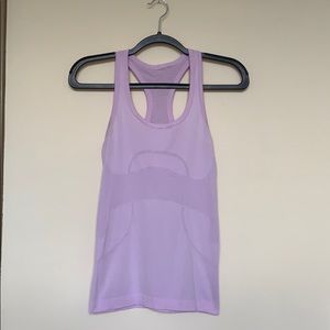 sz 4 lululemon lavender swiftly racerback tank